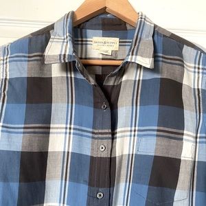 Denim&Supply plaid long sleeve shirt; gently used.